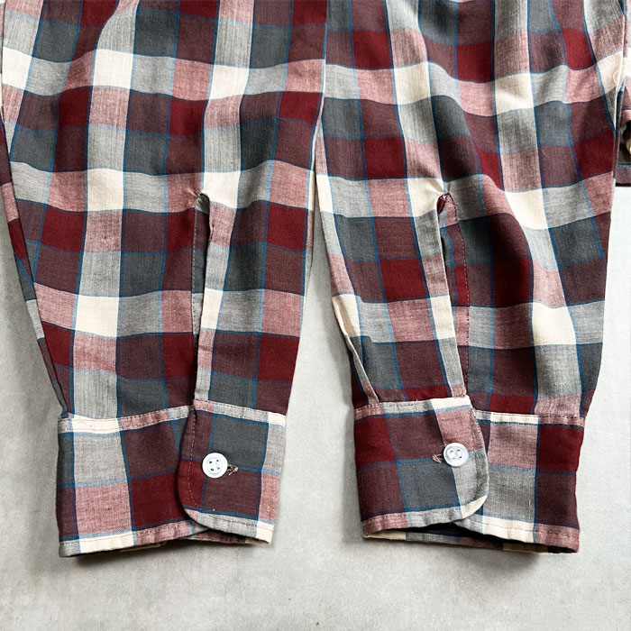 TOWN CRAFT◇60s～70s/PENN-PREST/長袖シャツ/S/ポリエステル/YLW