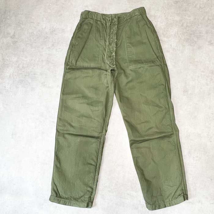 60s US ARMY ベイカーパンツ OG-107 初期型 サイドアジャスター 11_000000003416.jpg?1700557461