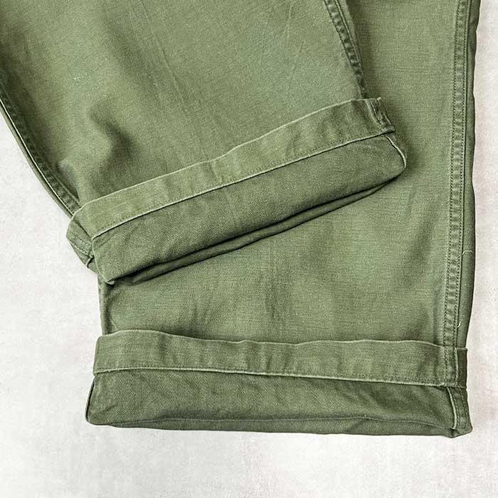 Early 60's U.S.ARMY Baker Pants Side Adjuster OG-107 W35L31 60年代