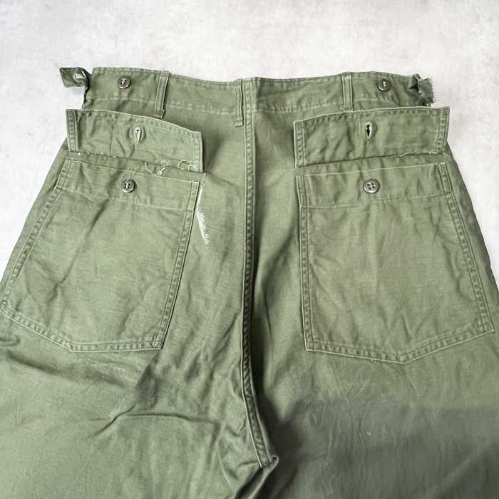 Early 60's U.S.ARMY Baker Pants Side Adjuster OG-107 W35L31 60年代