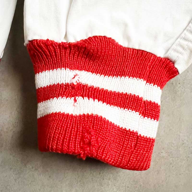 【週末限定値下げ】70s-80s カナダ製 ヴィンテージ スイングトップ 短丈 70'S CHAMPION Red Cross Swing Top WHITE/XL Made in USA 70年代