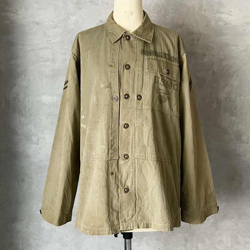 40'S USMC P-44 HBT Jacket 40年代 アメリカ海兵隊 P-44 ヘリンボーン
