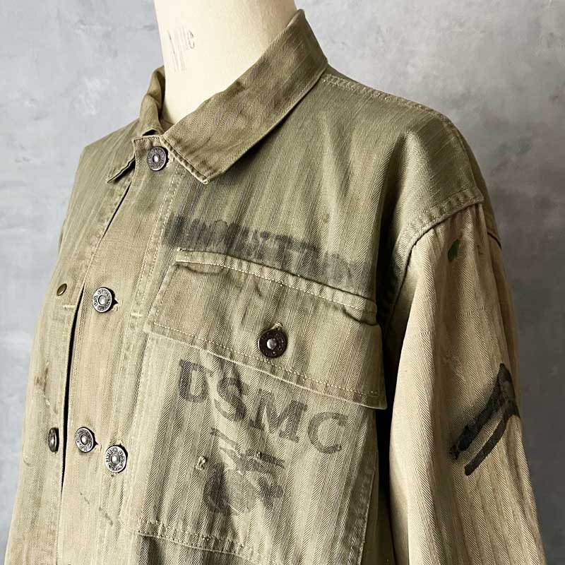 Ralph Lauren USMC P-44 HBTジャケット 40's USMC P-44 HBTジャケット 実寸(38位) ステンシル | すべての商品
