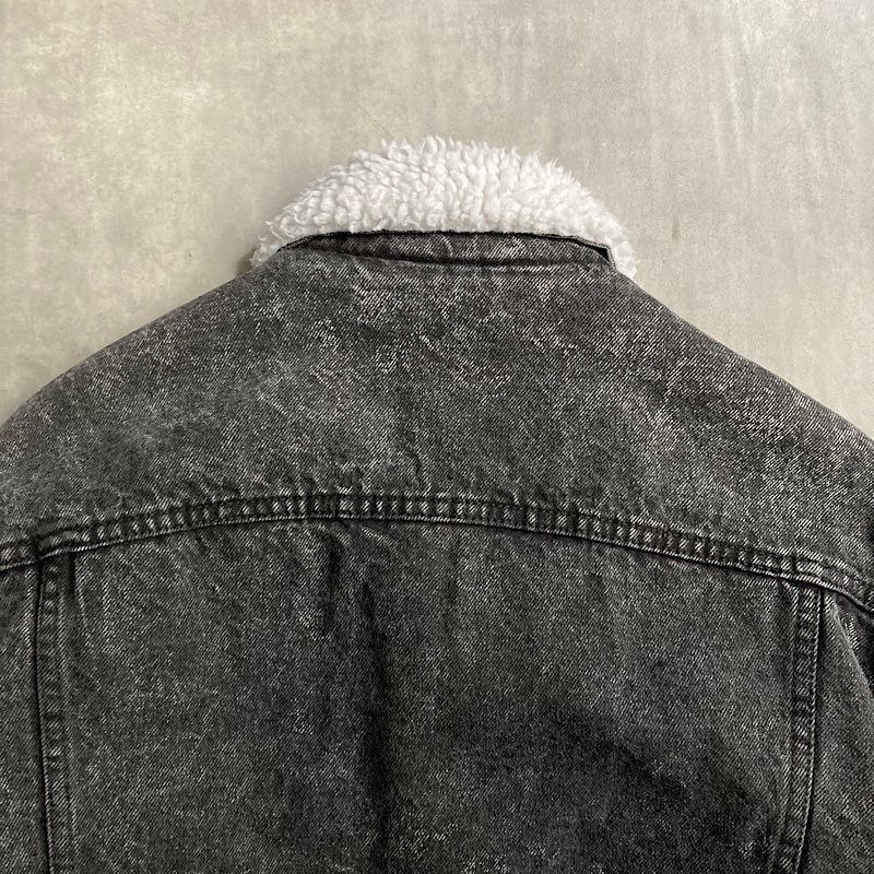 80's Levi's 70609-0253 Black Denim Jacket Made in USA 80年代