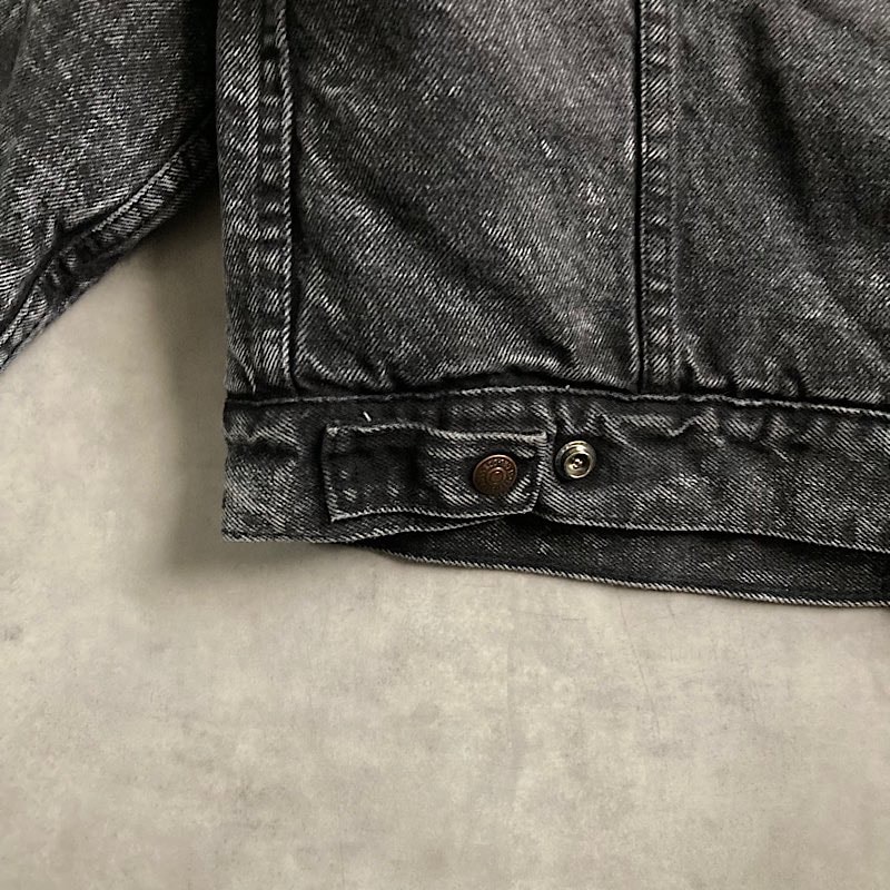 80's Levi's 70609-0253 Black Denim Jacket Made in USA 80年代
