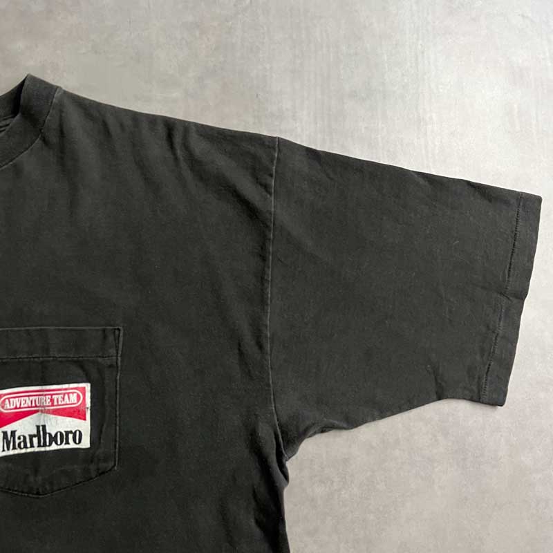 90'S MARLBORO Snake Pass T-Shirts BLACK 90年代 マルボロ スネーク