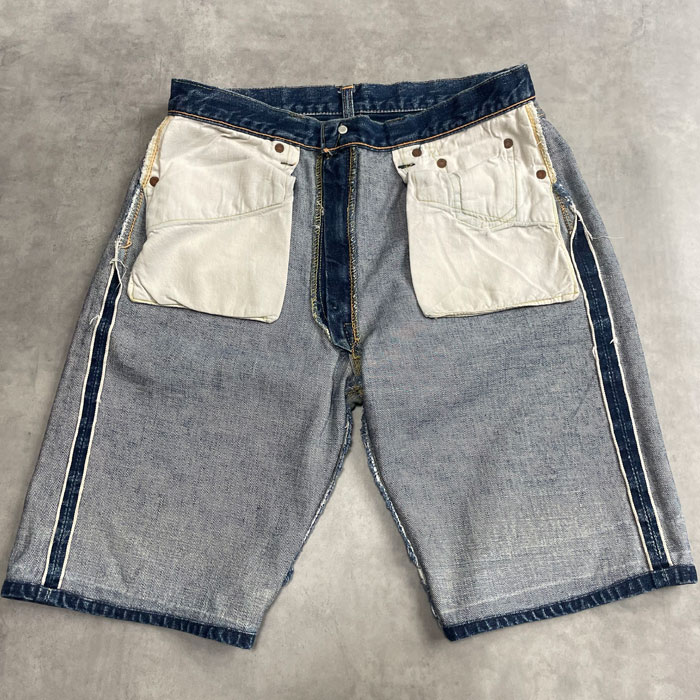 1955ǯ LEVI'S 501ZXX EveryGarment Guaranteed cut off Shorts ꡼Х 501֥륨å åѡǥ 硼