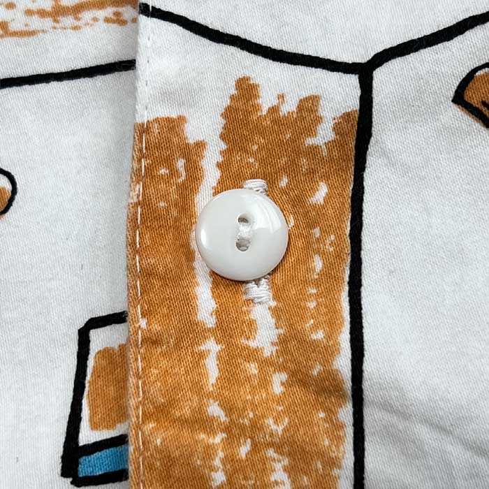 90's CACTUS CULB ADOBE PATTERN LONG SLEEVE SHIRTS Size:L