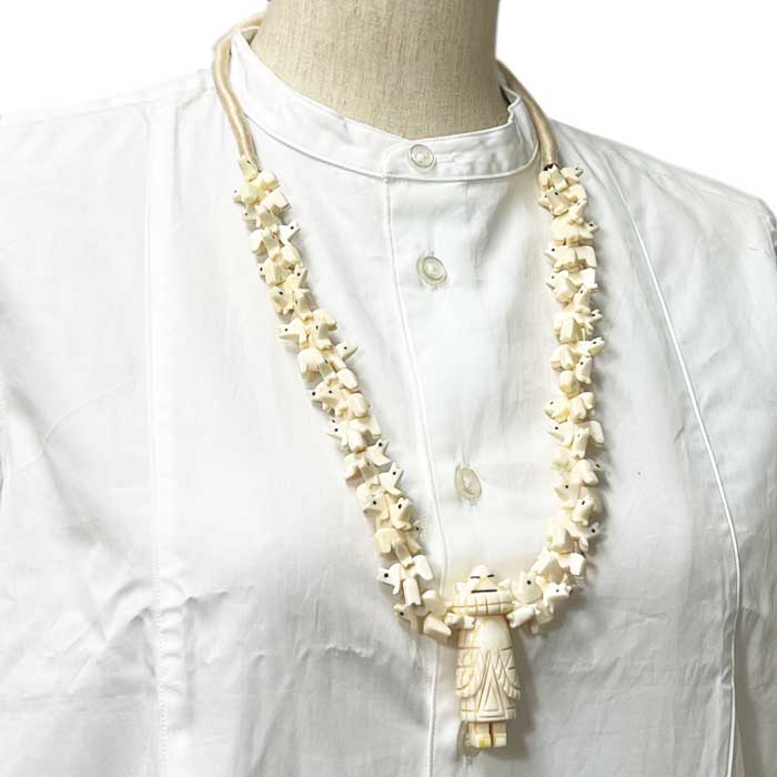 Fred & Lolita Natachu サンフェイス&ナイフウィングカチナ LEA/BRASS ANISOPTERA 2WAY NECKLACE SV(FREE SIZE Silver