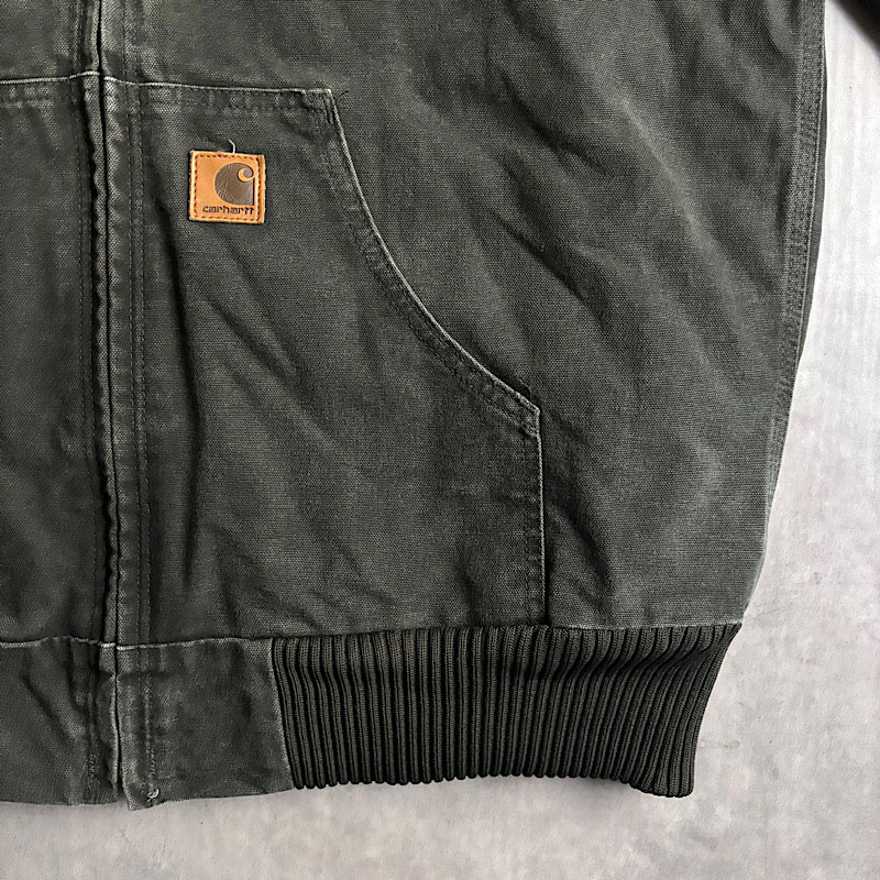 00'S CARHARTT ACTIVE JACKET M/GREEN 00年代 カーハート アクティブ