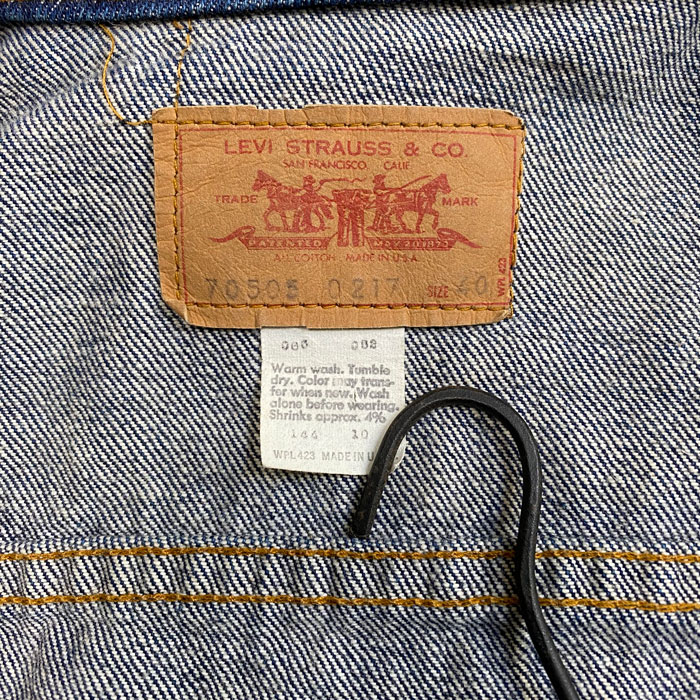 70s LEVI'S 70505-0217 Made in USA サークルRタブ SIZE 40
