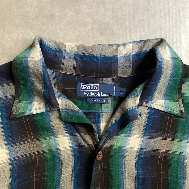 レア 極美品 90s Polo by Ralph Lauren オンブレシャツ 1_000000005221.jpg?1755587148