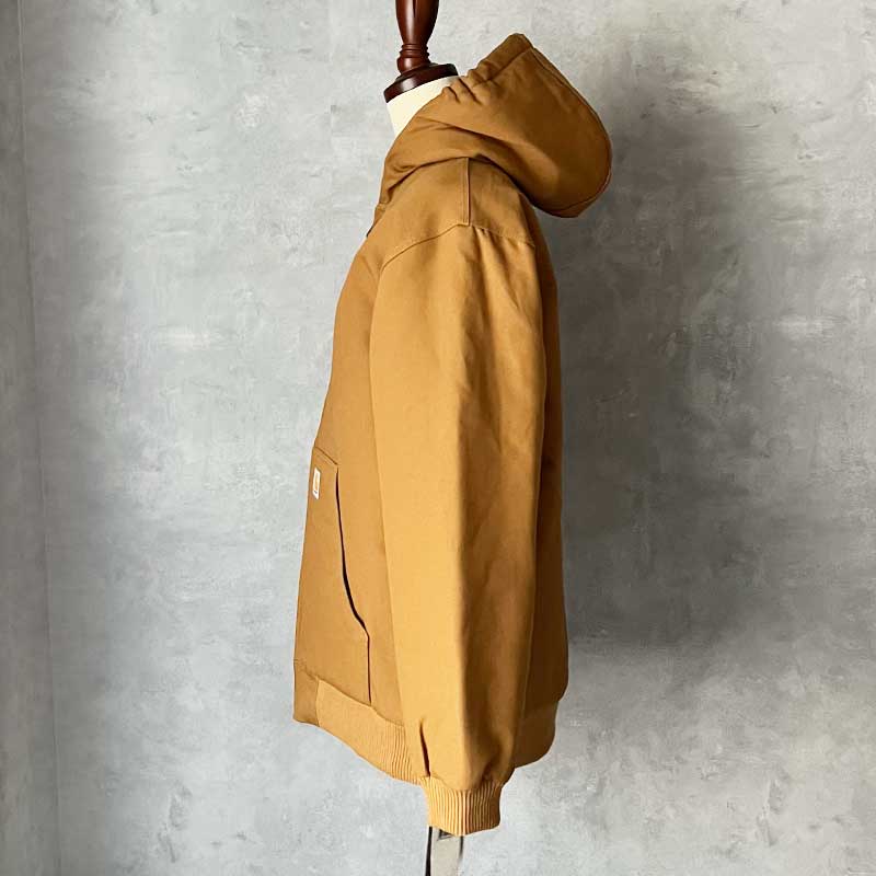 希少 Carhartt アクティブジャケット 短丈 ブラウン 希少□ carhartt カーハート アクティブジャケット ダーク