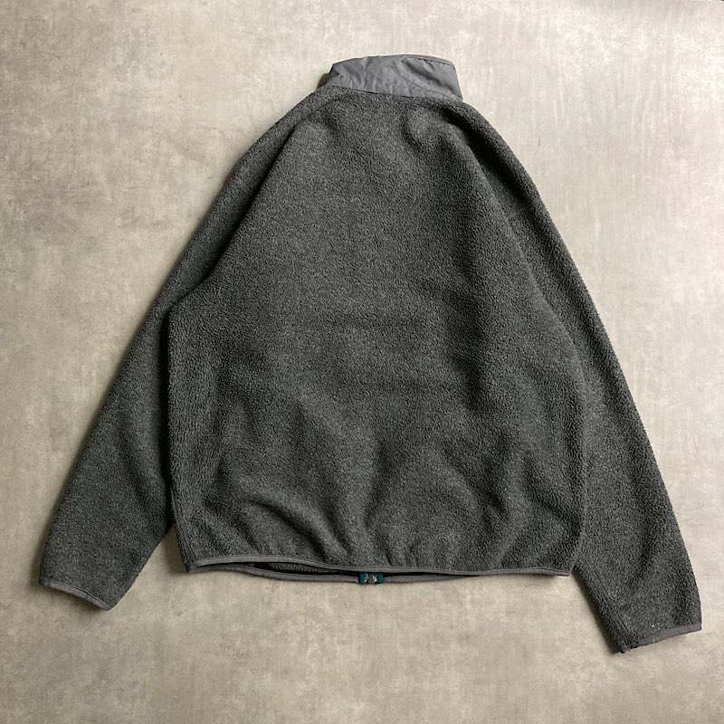 90s Patagonia フリース SYNCHILLA FULL ZIP sizeXXL グレー 