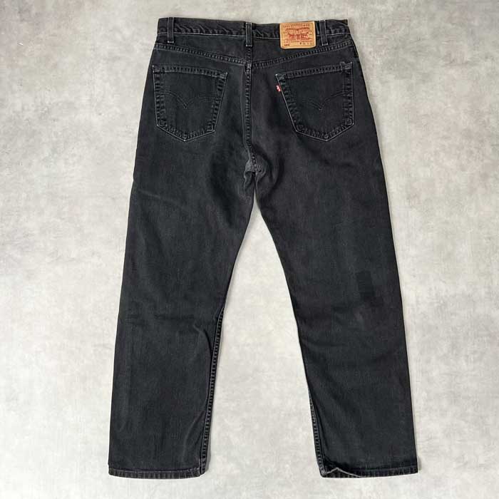 90s USA製 ブラックデニム リーバイス 550 W36 L30 90s USA製 Levi'sリーバイス 550 ブラック デニムパンツ w36 L30