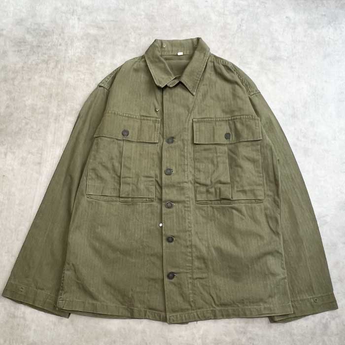 美品 40's US ARMY M-43 HBT 13スター40R ガスフラップ 40sUSARMY M-43 13スターHBTジャケット 40R ガスフラップ VINTAGE 40's