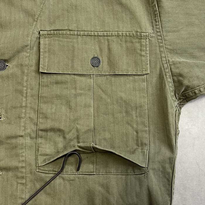 VINTAGE 40's U.S ARMY M-43 HBT JACKET 13 STAR BOTTON Size 36R 40