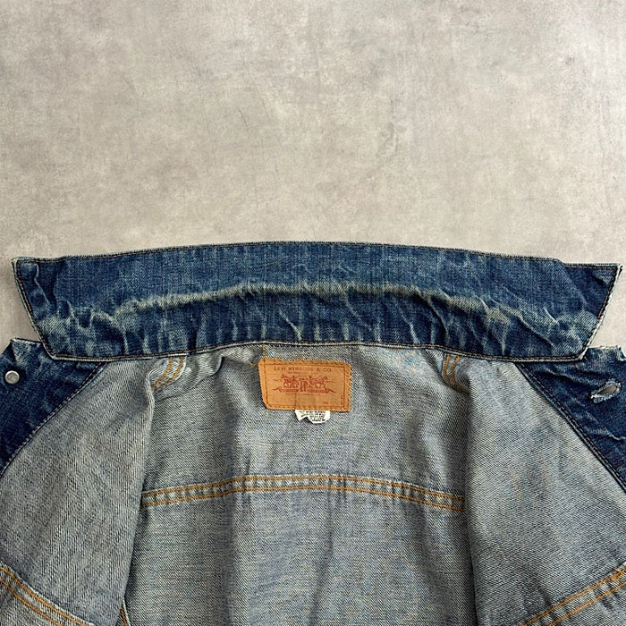 60-70's Levi's 70505 BIG E DENIM TRUCKER JACKET SIZE 38 60-70年代