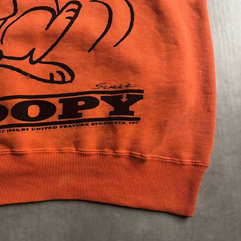 60'S SPRUCE PEANUTS SNOOPY Vintage Sweat Shirts Made in USA L