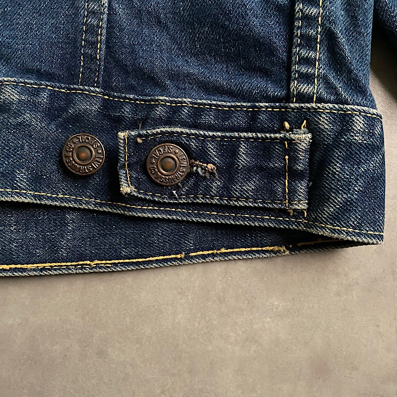 60's Levi's 557XX Denim Trucker Jacket 3rd Made in USA 60年代