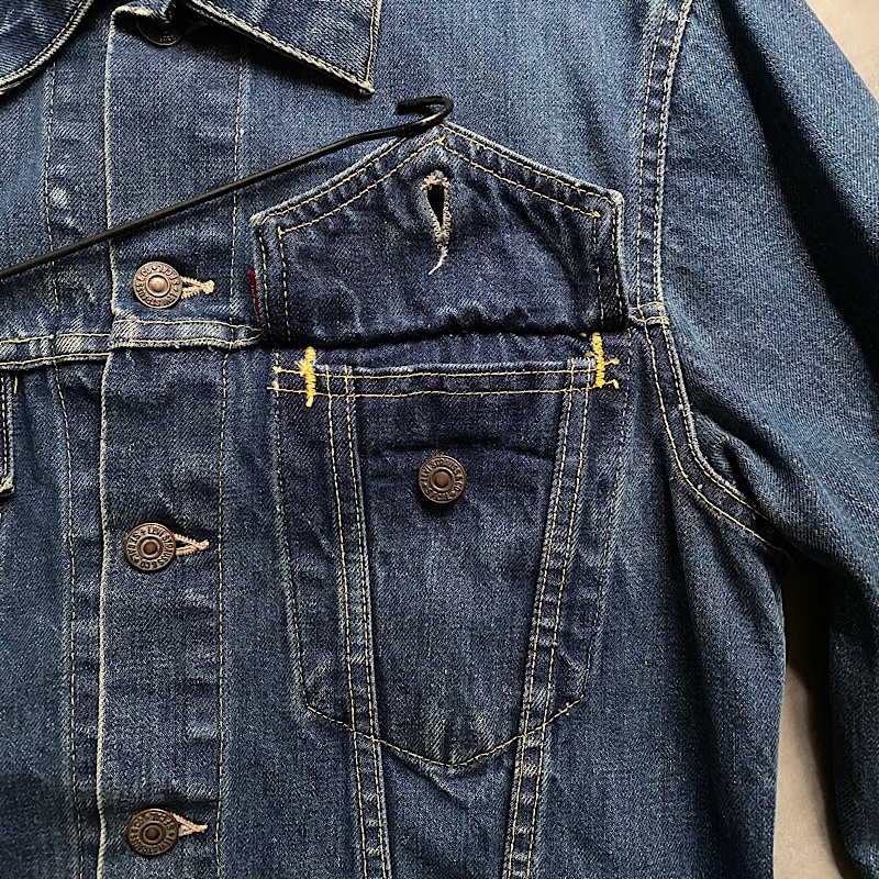 60's Levi's 557XX Denim Trucker Jacket 3rd Made in USA 60年代