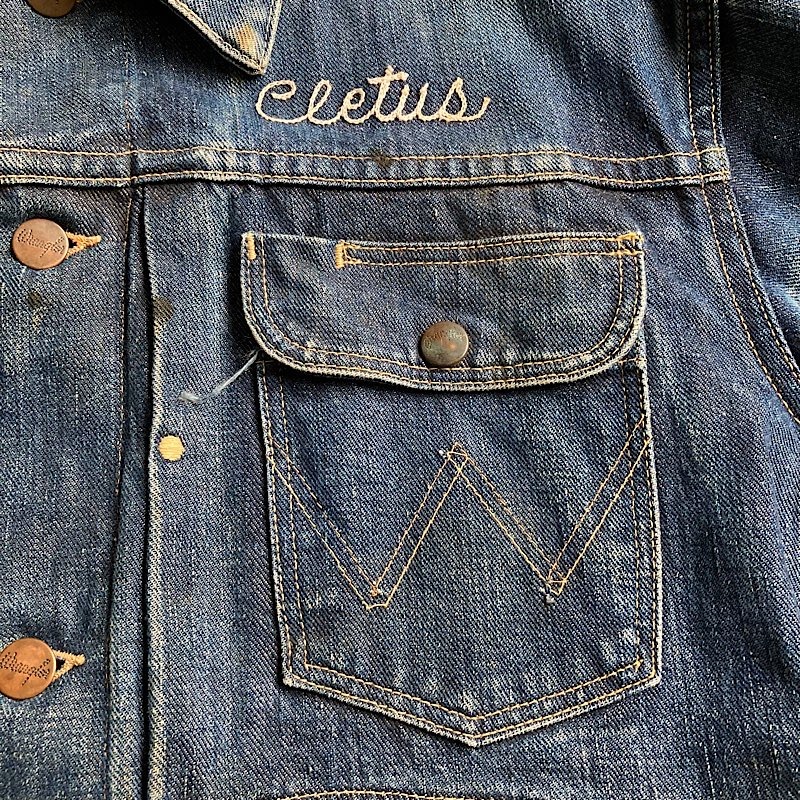 50's WRANGLER 111MJ 1956Model Denim Jacket 50年代 ラングラー