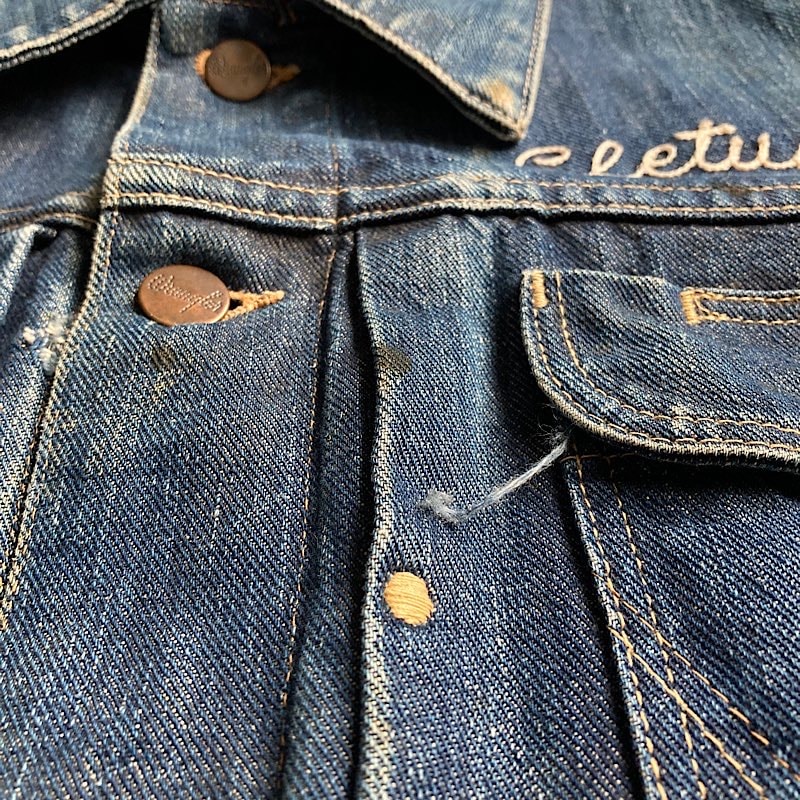 50's WRANGLER 111MJ 1956Model Denim Jacket 50年代 ラングラー