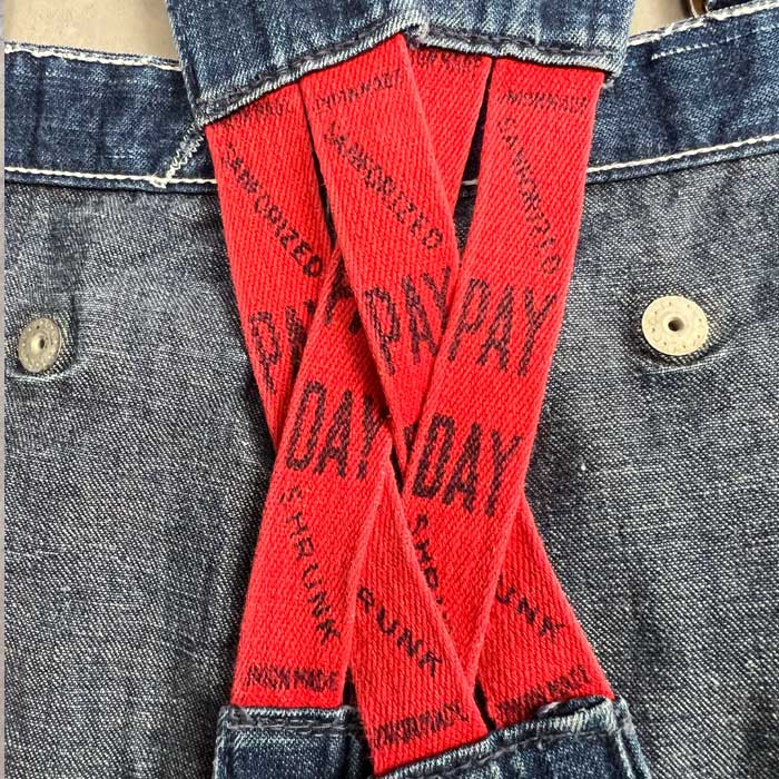 VINTAGE 50'S PAYDAY DENIM OVERALL LOW BACK STYLE