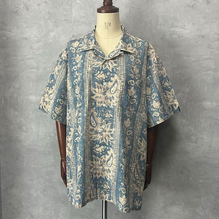 90'S POLO by Ralph Lauren ANDY CAMP SHORT SLEEVE OPEN COLLAR