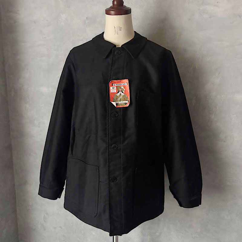 70'S LE MOUSQUETAIRE Moleskin Work Jacket Deadstock Made in France