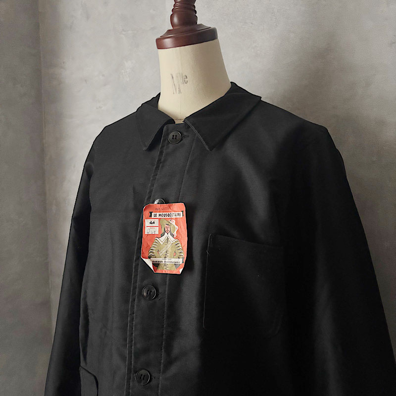 70'S LE MOUSQUETAIRE Moleskin Work Jacket Deadstock Made in France