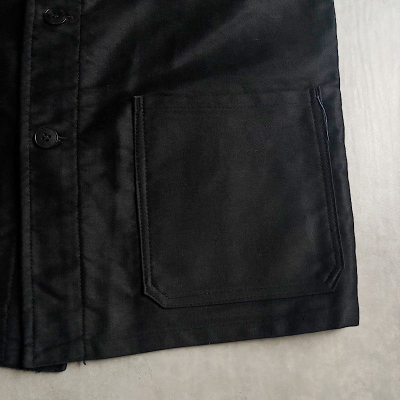 70'S LE MOUSQUETAIRE Moleskin Work Jacket Deadstock Made in France