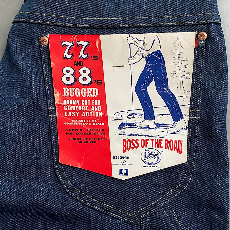 DEAD STOCK 80's Lee 200-364 Logger Jeans Made in USA W34L29 デッド
