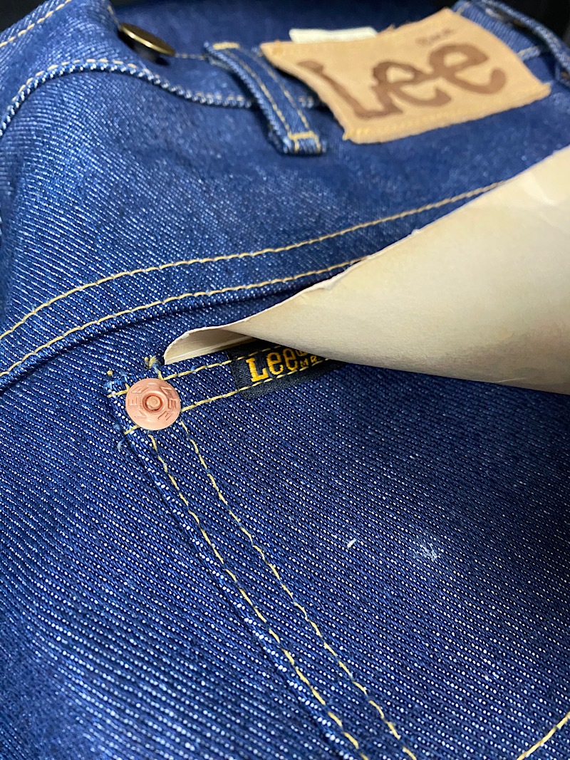 DEAD STOCK 80's Lee 200-364 Logger Jeans Made in USA W34L29 デッド