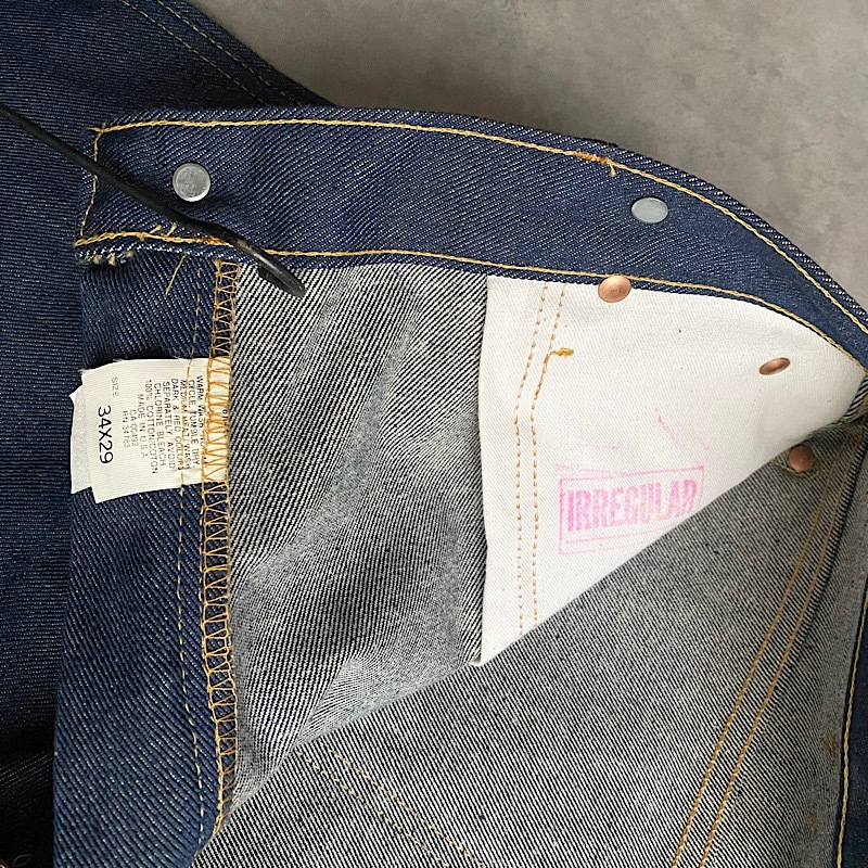 DEAD STOCK 80's Lee 200-364 Logger Jeans Made in USA W34L29 デッド