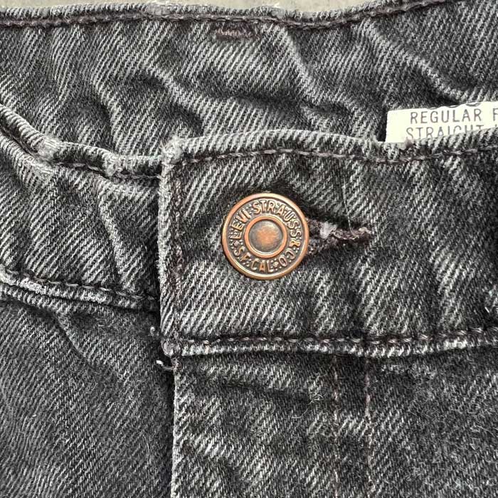 90's古着  Jeans ブラックデニム カバーオール 90's Levi's 505-0260 BLACK JEANS MADE IN USA W36L30 90年代