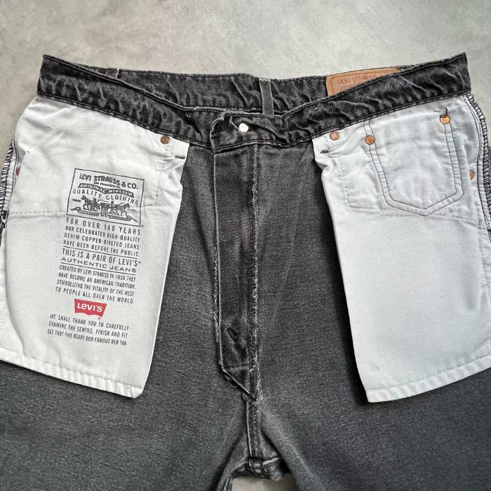 90's Levi's 505-0260 BLACK JEANS MADE IN USA W38L30 90年代