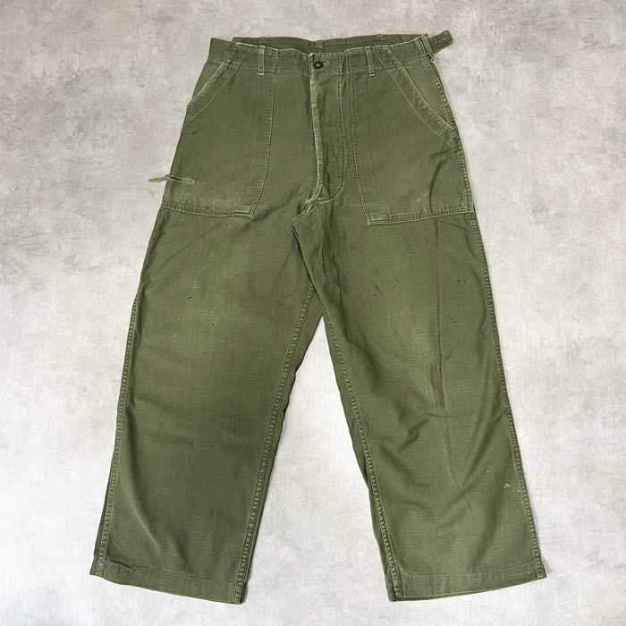 50's U.S.ARMY Baker Pants Side Adjuster W32L26 50年代 U.S.ARMY ベイカーパンツ
