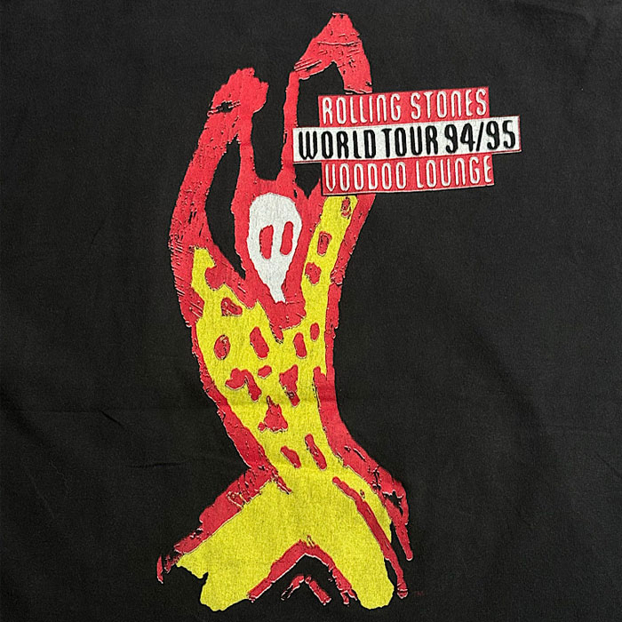 ローリングストーンズ 1995 XL ヴードゥーラウンジ アートTシャツ ローリングストーンズ XL 1995 スパイクタン ヴードゥーラウンジ