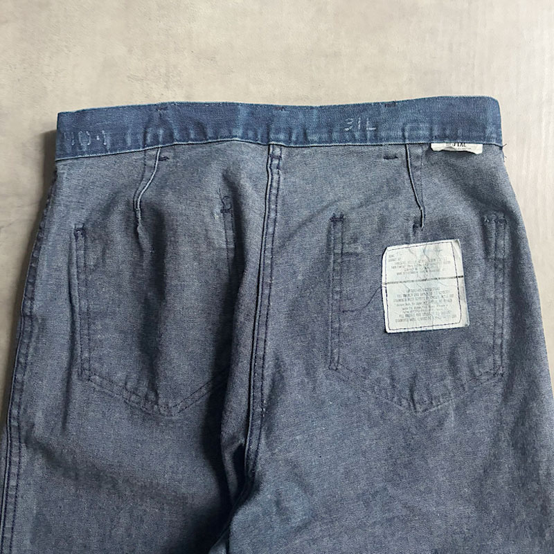 80's U.S NAVY Denim Sailor Flare Pants W31 80年代 アメリカ海軍