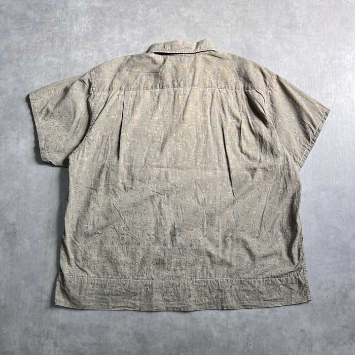 60'S BOND 5TH AVENUE TOOL PATTERN OPEN COLLAR SHORT SLEEVE SHIRTS