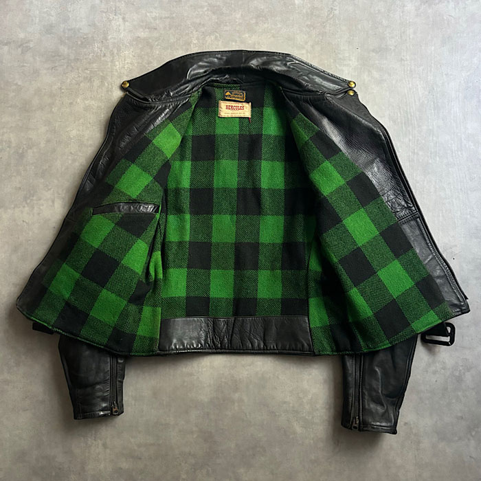 VINTAGE 40-50's HERCULES D-POCKET Horsehide Motor Cycle