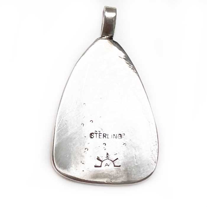 インディアンジュエリーホピ族オーバーレイペンダントネックレスINDIAN