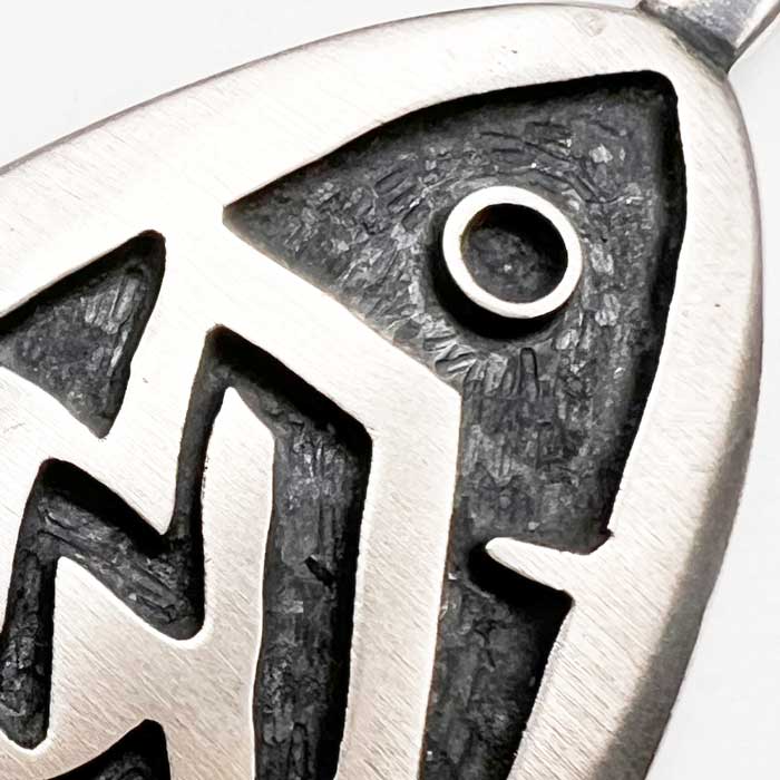 インディアンジュエリーホピ族オーバーレイペンダントネックレスINDIAN