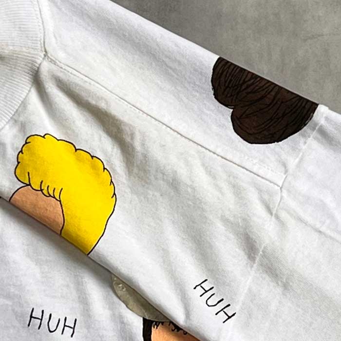 90's MTV's Beavis & Butthead MULTI FACE T-shirts Dead Stock