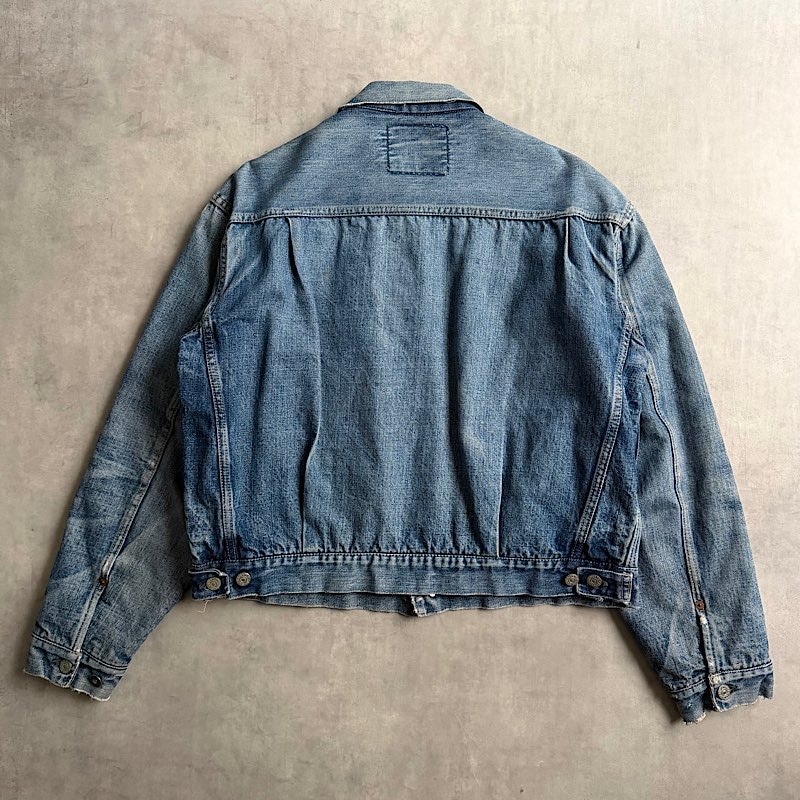 60's LEVI'S 517XX 2nd Blanket Lined Denim Jacket Made in USA 42-44