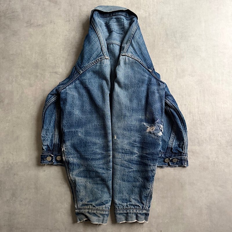 Levi’s 517XX 2nd オリジナル 507xxブランケット タイプ) 60's LEVI'S 517XX 2nd Blanket Lined Denim Jacket Made in USA 42-44