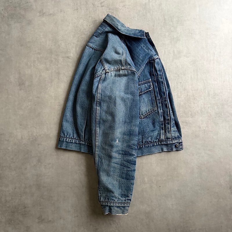 60's LEVI'S 517XX 2nd Blanket Lined Denim Jacket Made in USA 42-44