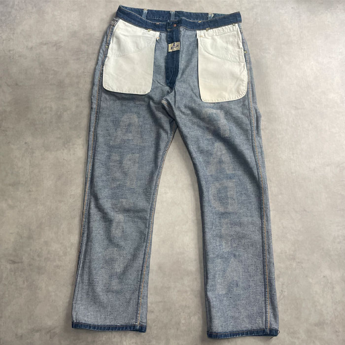 スペシャル 超美品 50年代 60年代 ラングラー 11MWZ ビンテージ 60s USA製 WRANGLER 11MWZ INDIGO DENIM BELL-TAG OLD VINTAGE
