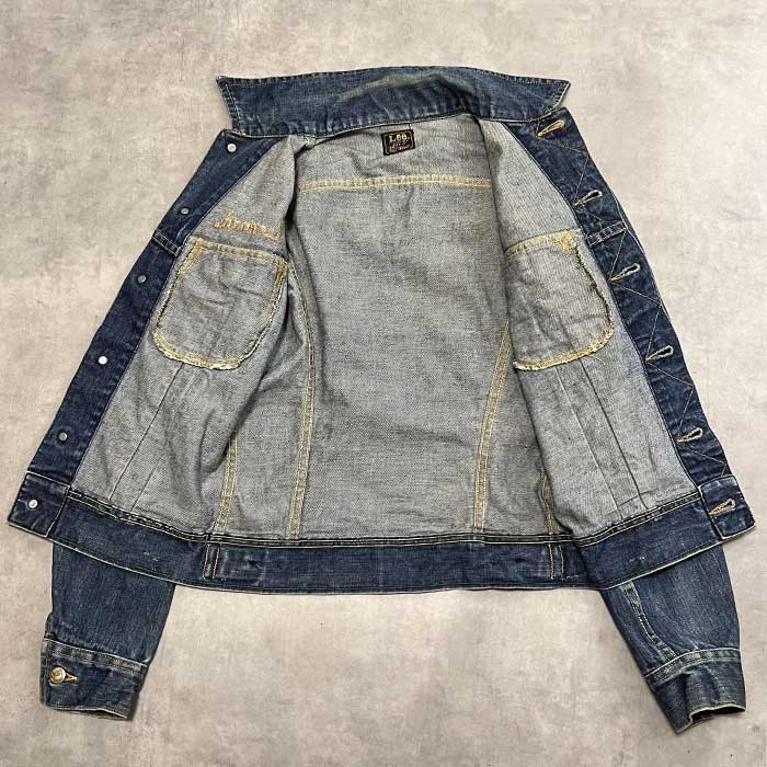 60s Lee 101-j vintage デニムジャケット 60s USA製 Leeリー 101-J デニムジャケット 44R - Sixpacjoe Web